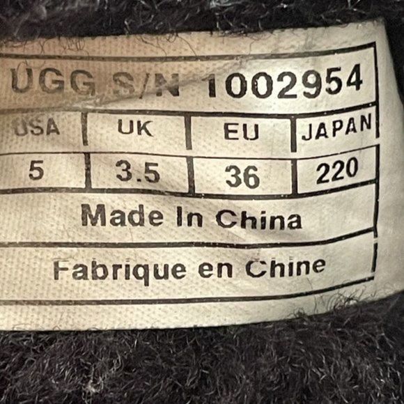 UGG Australia Womens Mini Bailey Bow II Sz 5 Winter Boot Chocolate Brown 1002954 - Picture 7 of 7